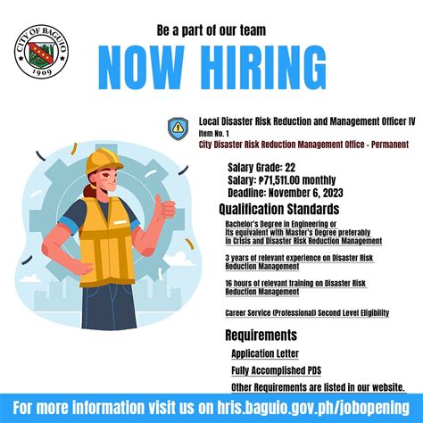 Baguio City Government Jobs in Philippines .